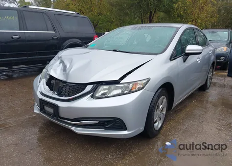 2014 Honda Civic Lx из США, поврежденный, VIN 19XFB2F55EE059045